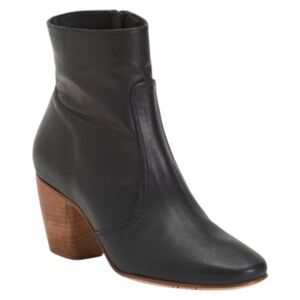 NWT, Beek, Catbird Black Leather Ankle Boots